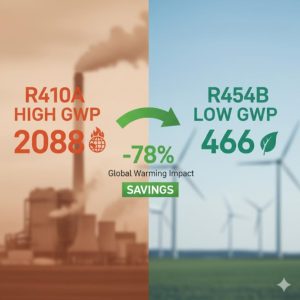 ค่า GWP ที่ต่ำลงอย่างมาก