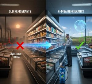 ค่า GWP ต่ำลงอย่างมาก