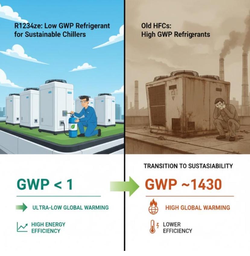 สารทำความเย็น GWP ต่ำ